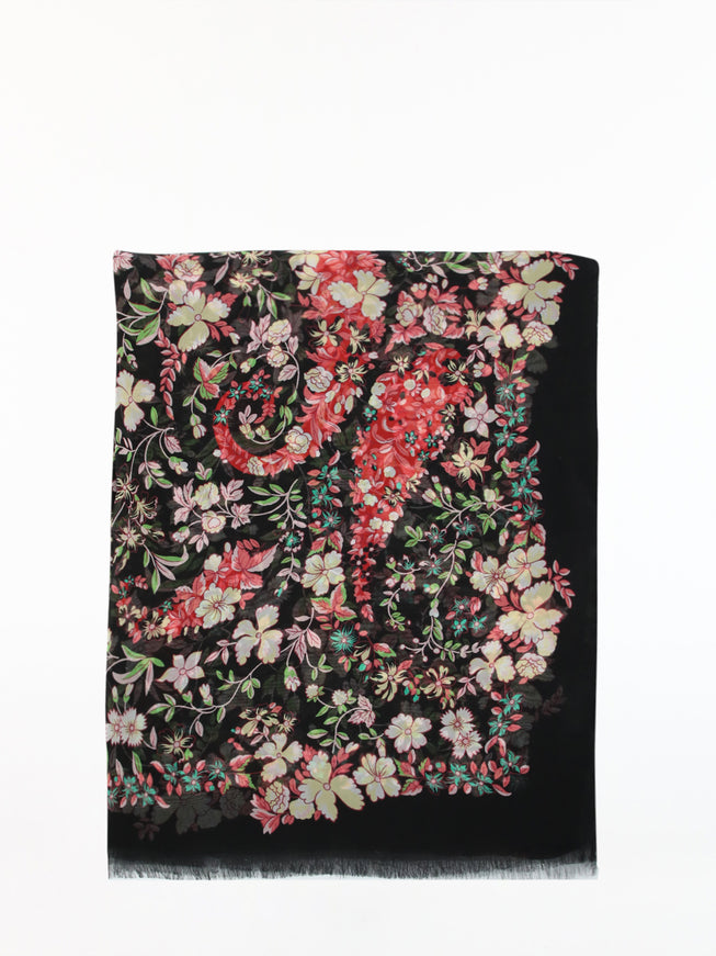 Etro Silk Floral Foulard QT Multicolor