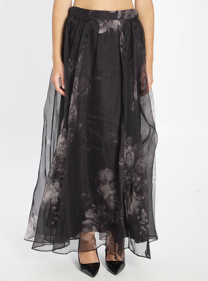 Zimmermann Hypnotic Maxi Skirt Black