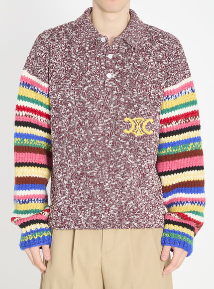 Celine Polo-style Cotton Sweater N A