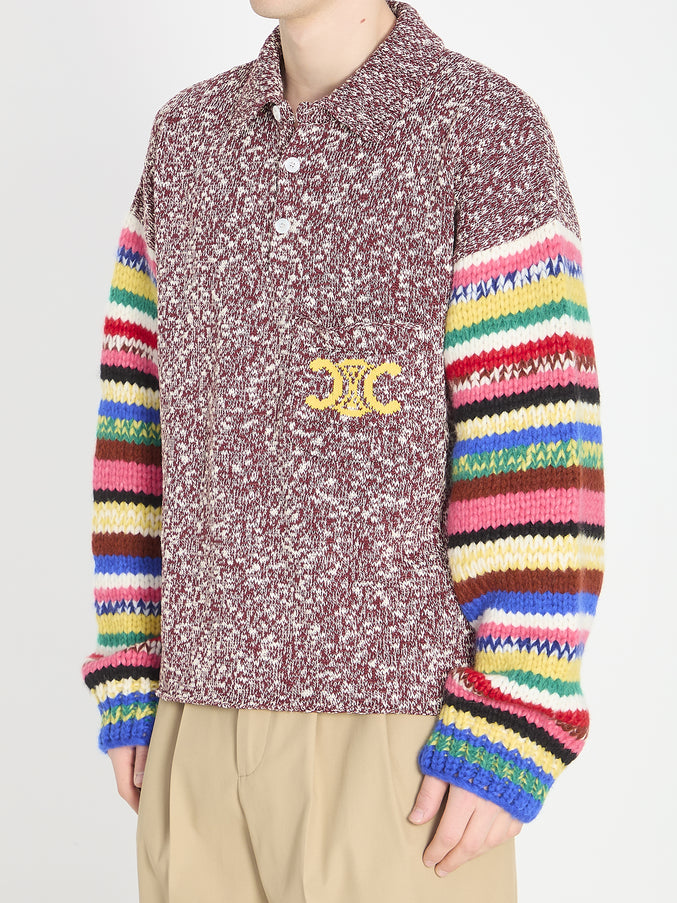 Celine Polo-style Cotton Sweater