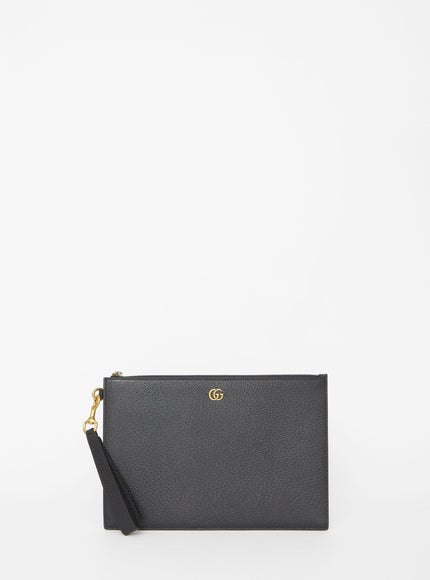 Gucci Gg Marmont Pouch QT Black
