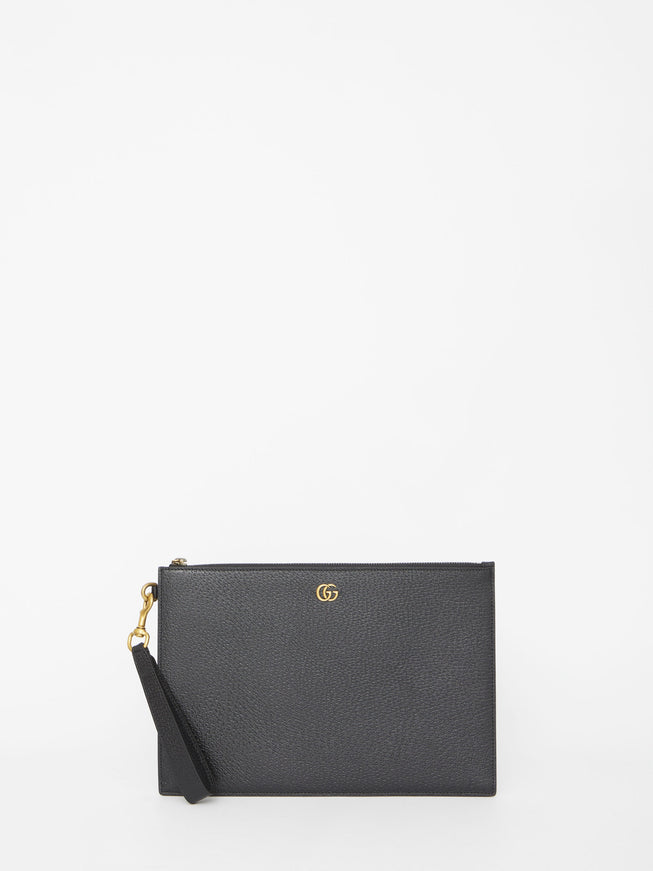 Gucci Gg Marmont Pouch QT Black