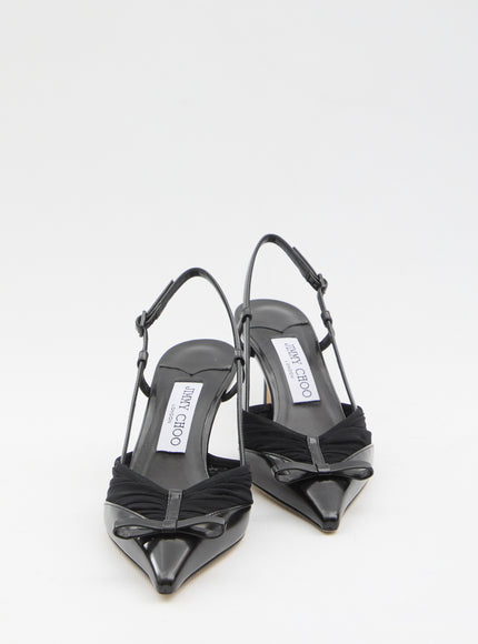 Jimmy Choo Afia Mesh Slingback Pumps