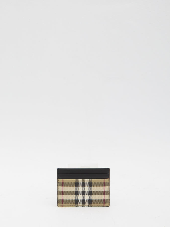 Burberry Check Card Holder QT Beige