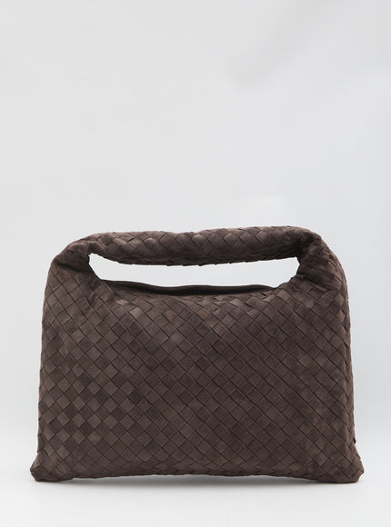 Bottega Veneta Fondant Hop Bag Small QT Brown