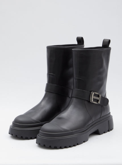 Hogan H619 Biker Boots