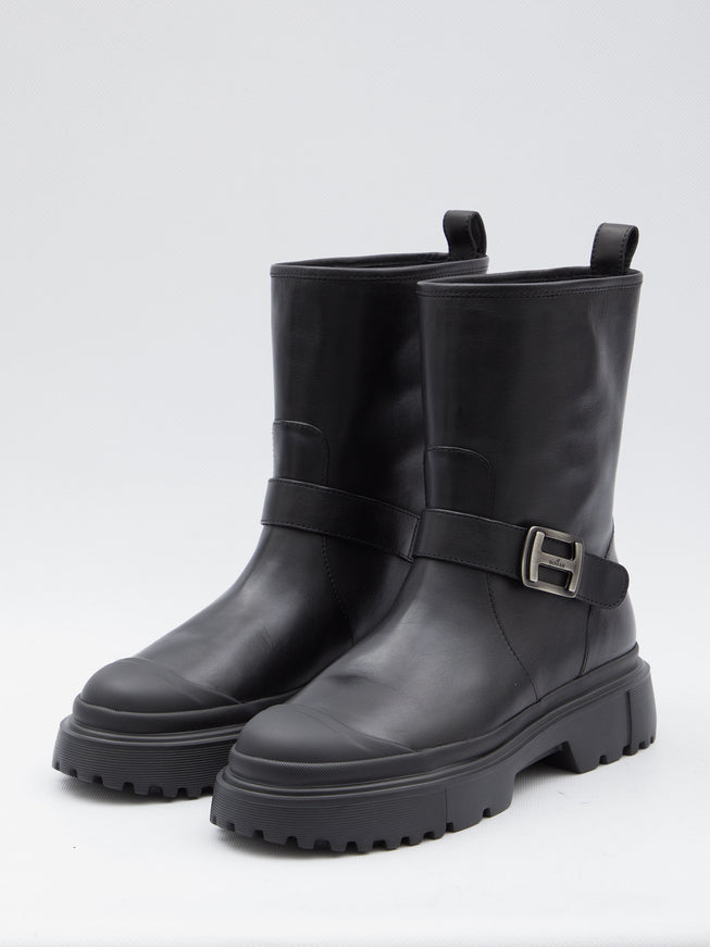 Hogan H619 Biker Boots