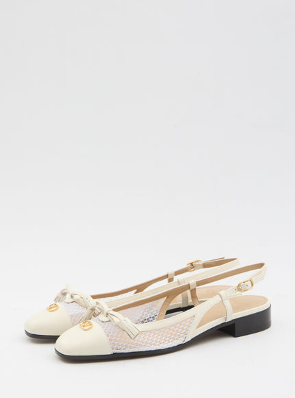 Valentino Garavani Valet Du Roi Slingback Flats