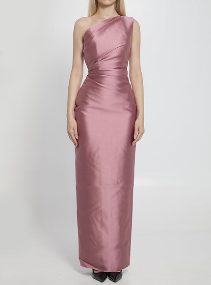 Solace London Kira Maxi Dress Pink