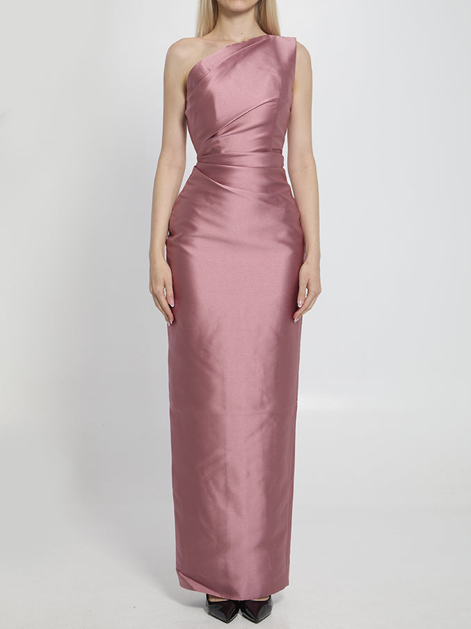 Solace London Kira Maxi Dress Pink