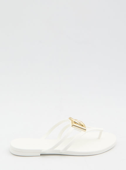 Dolce & Gabbana Dg Thong Sandals White