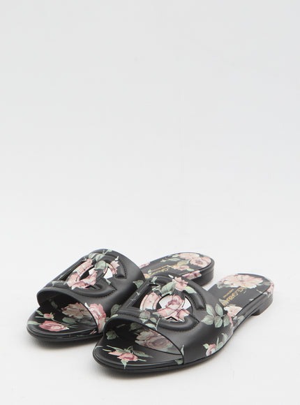 Dolce & Gabbana Floral Beachwear Slides