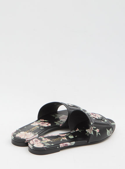 Dolce & Gabbana Floral Beachwear Slides