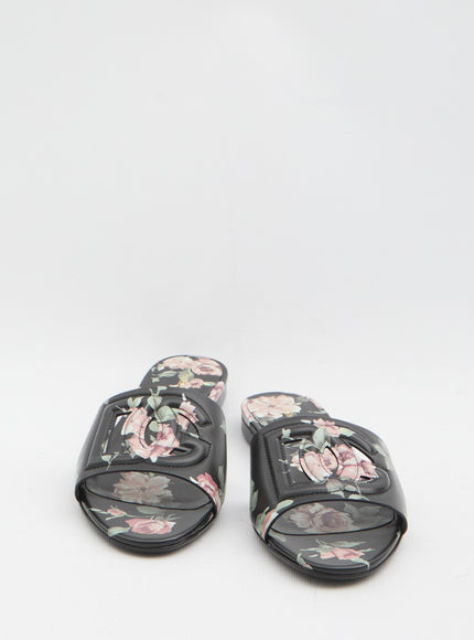 Dolce & Gabbana Floral Beachwear Slides