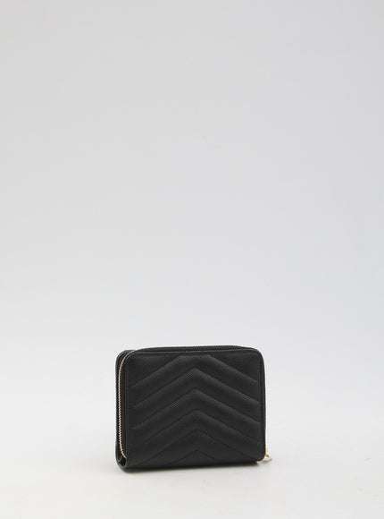 Saint Laurent Cassandre Matelassé Compact Wallet