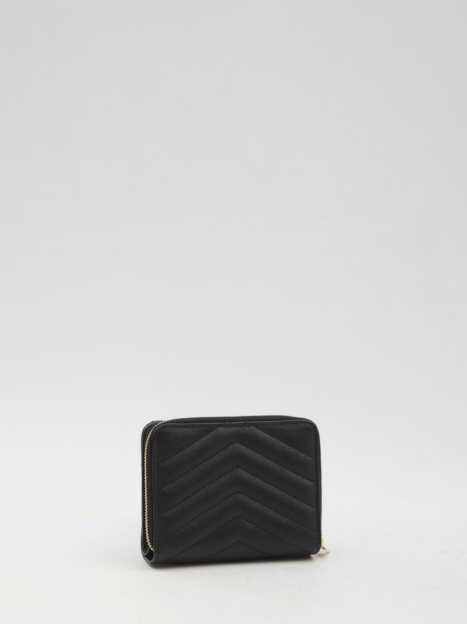 Saint Laurent Cassandre Matelassé Compact Wallet