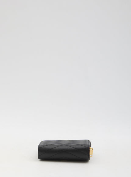Saint Laurent Cassandre Matelassé Compact Wallet