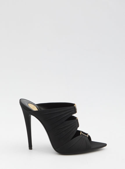 Saint Laurent Emilie Mule Black