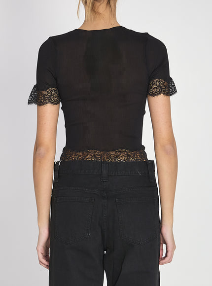 Saint Laurent Silk Jersey T-shirt