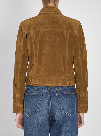 Saint Laurent Vintage Suede Leather Jacket