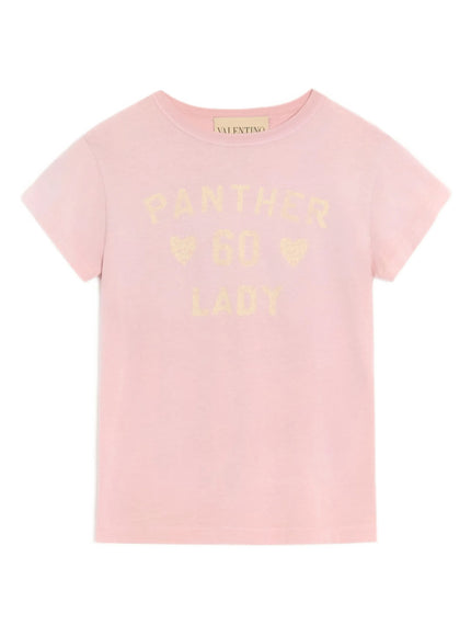 Valentino Garavani Panther Lady T-shirt Pink
