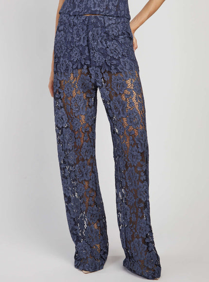 Federica Tosi Lace Pants Blue