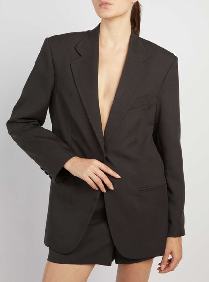 Federica Tosi Oversized Blazer Black