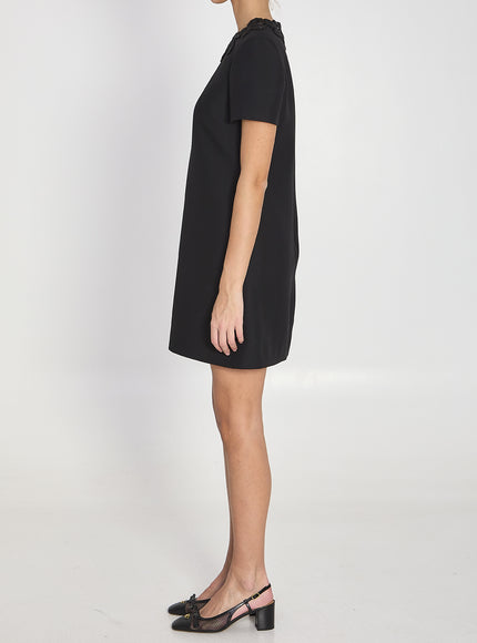 Valentino Garavani Short Dress With Embroidery