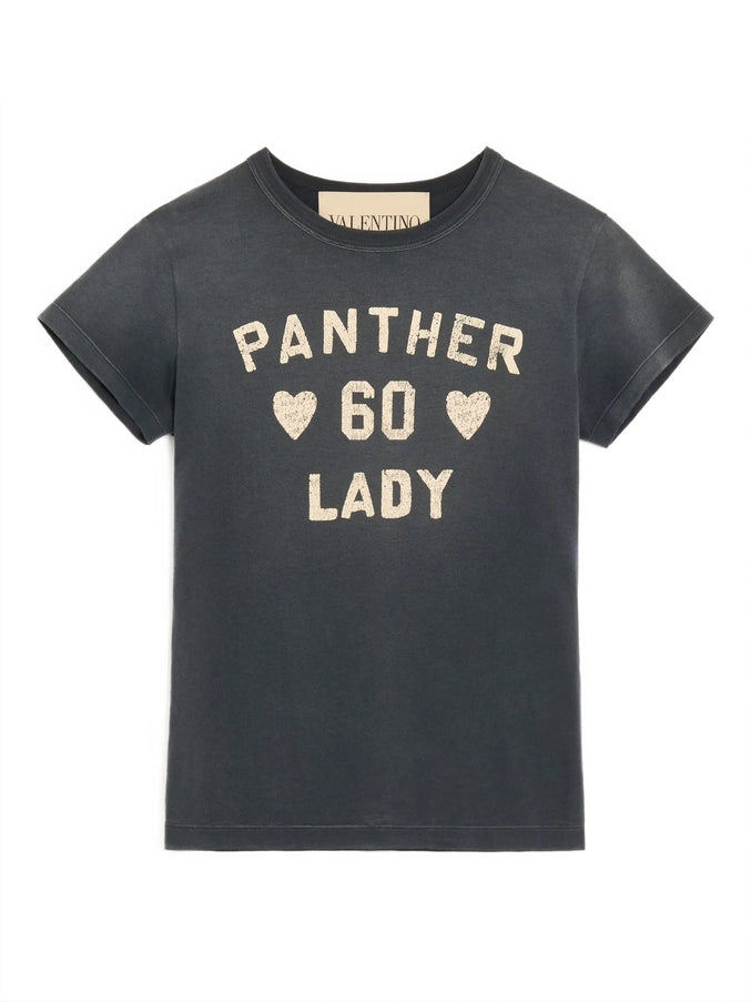 Valentino Garavani Panther Lady T-shirt Black