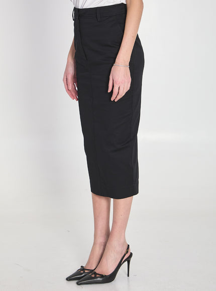 The Latest Cotton Gabardine Skirt