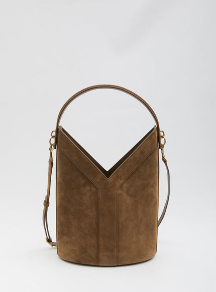 Saint Laurent Y Bucket Bag Large QT Brown