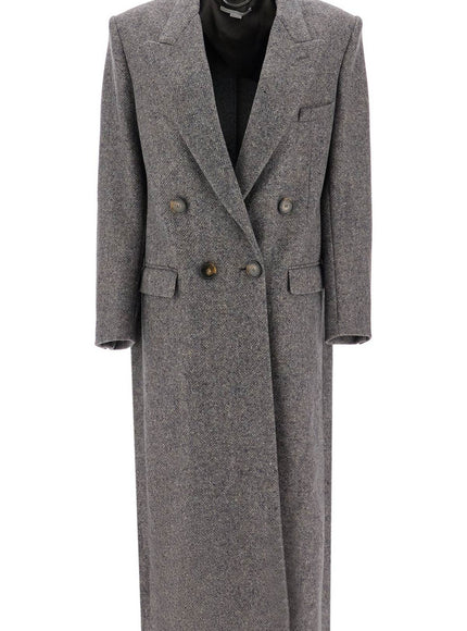 Stella McCartney maxi tweed coat in