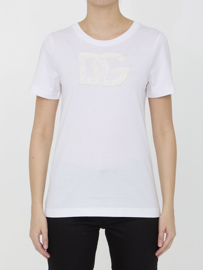 Dolce & Gabbana T-shirt With Dg Logo White