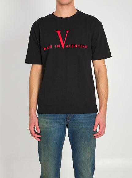 Valentino Garavani Cotton Jersey T-shirt Black