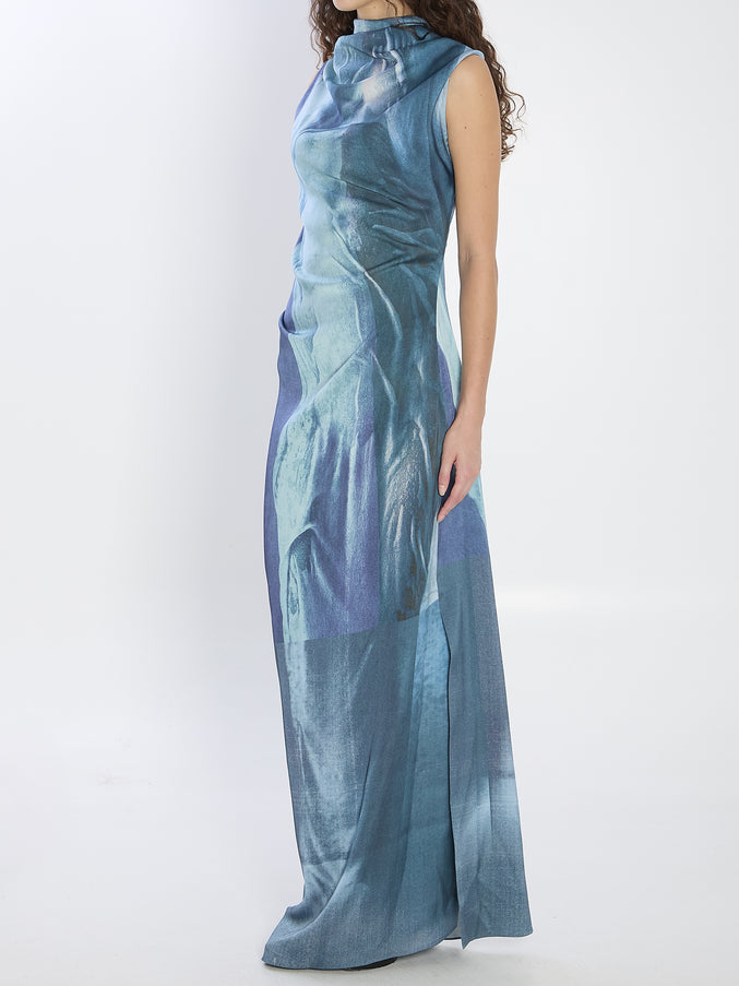 Jean Paul Gaultier Water Long Dress