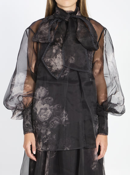 Zimmermann Hypnotic Pussybow Blouse Black