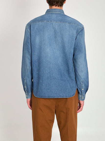 Saint Laurent Cassandre Denim Shirt