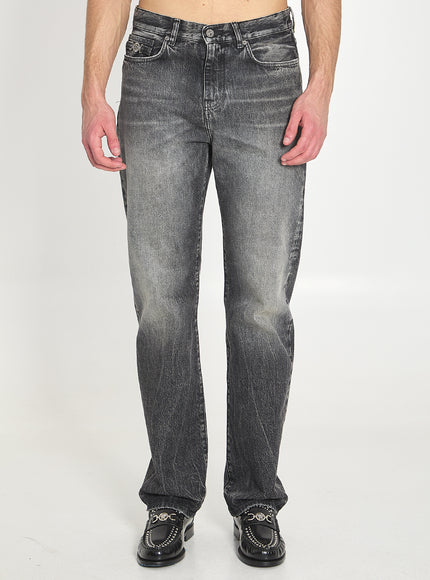 Versace Stone Washed Jeans Grey