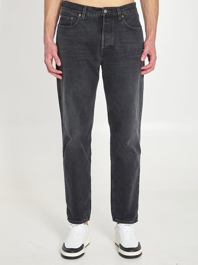 Saint Laurent Long Mick Jeans Black