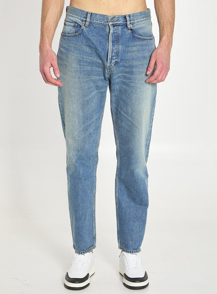 Saint Laurent Long Mick Jeans Blue