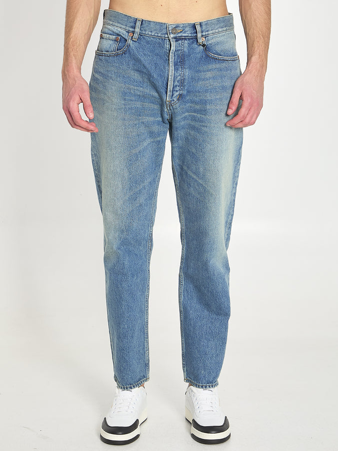 Saint Laurent Long Mick Jeans Blue