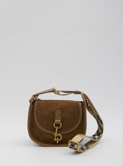 Burberry Messenger Suede Bag Mini QT Brown