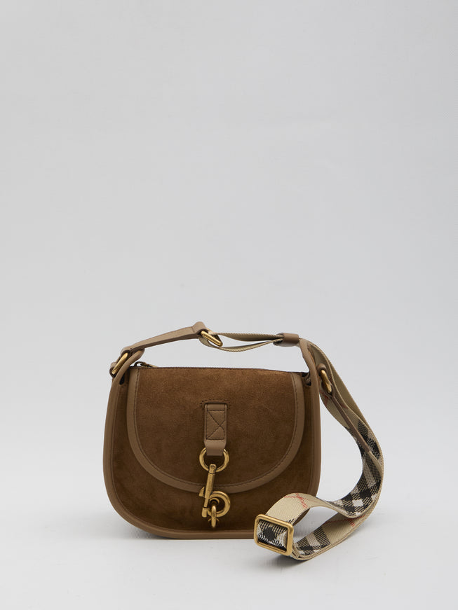 Burberry Messenger Suede Bag Mini QT Brown