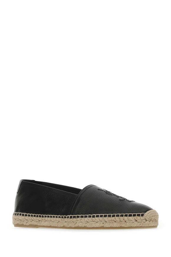 Saint Laurent Men's Embroidered Monogram Espadrilles