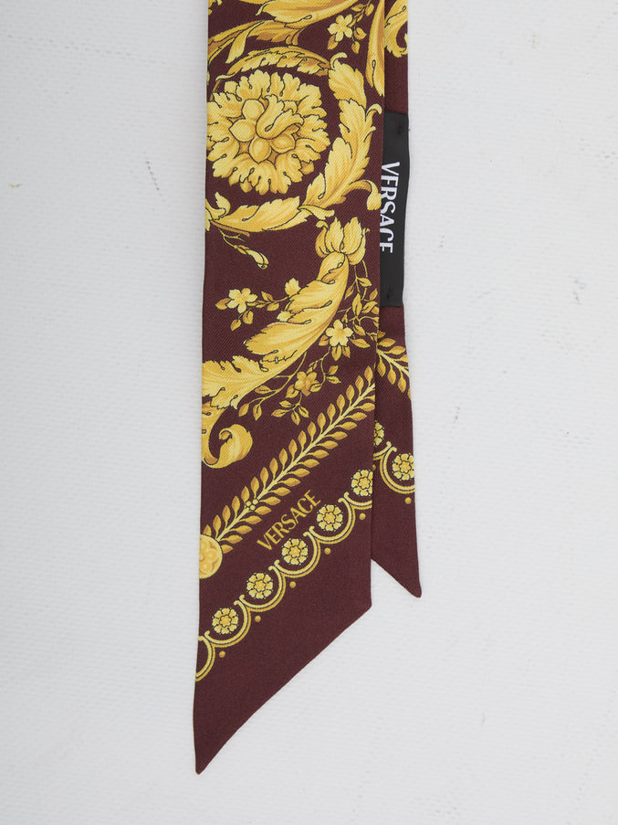 Versace Silk Twill Bandeau