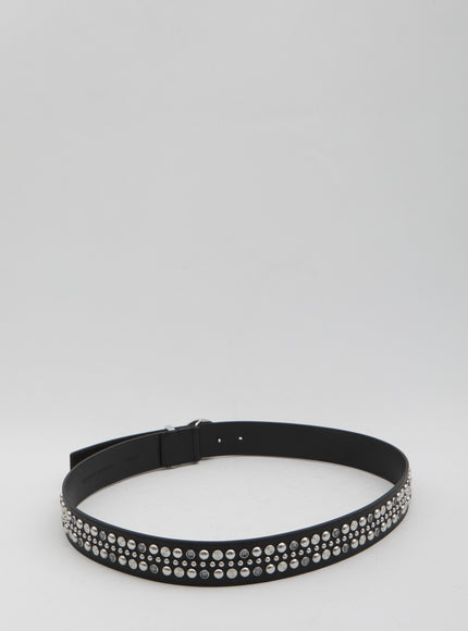 Versace Medusa Belt With Studs
