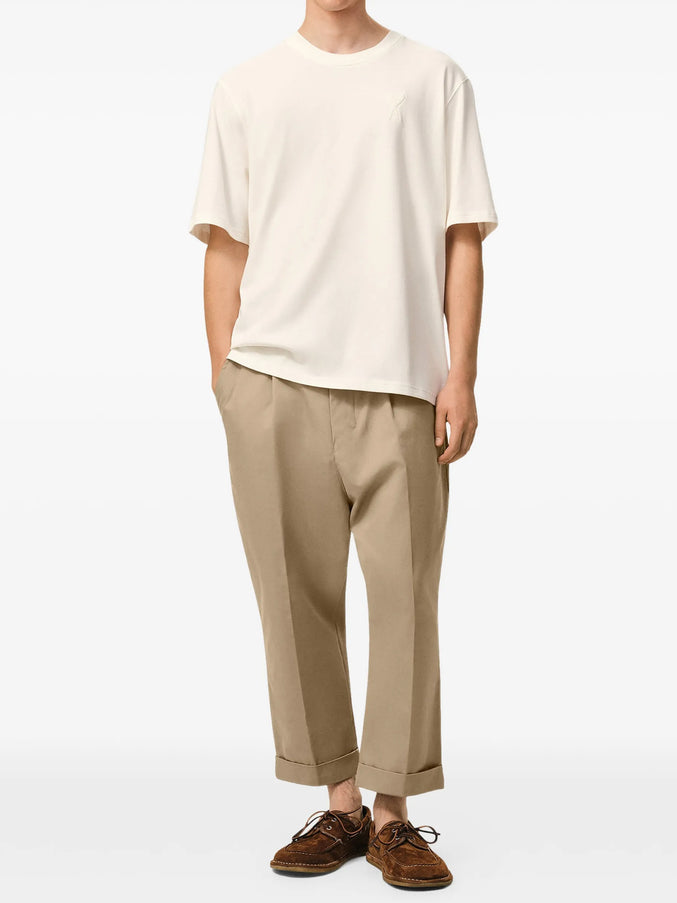 Ami Paris Carrot Pants Beige