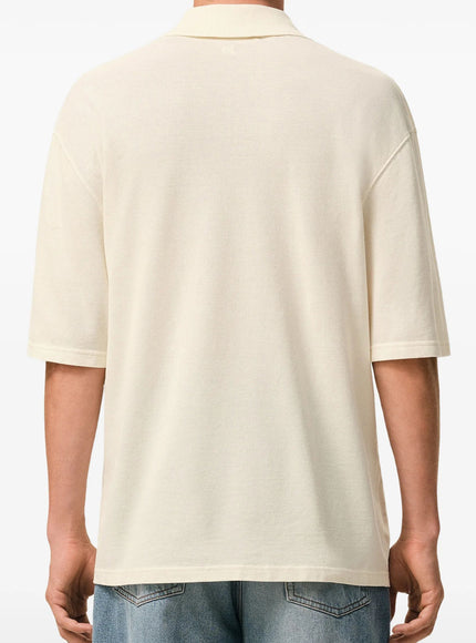 Ami Paris Cotton Piqué Polo