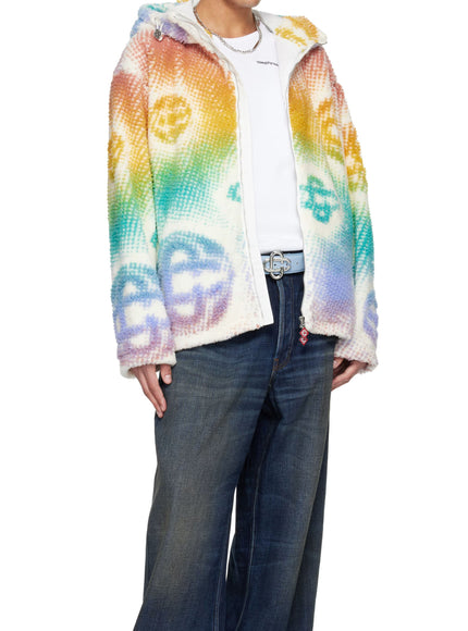 Casablanca Halftone Monogram Fleece Jacket