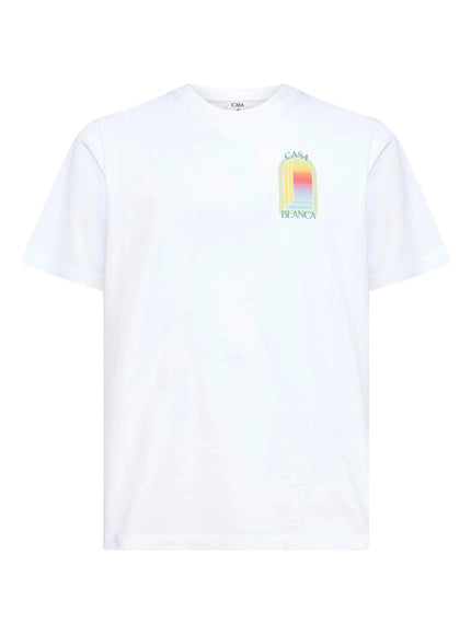 Casablanca L'arche Print T-shirt White